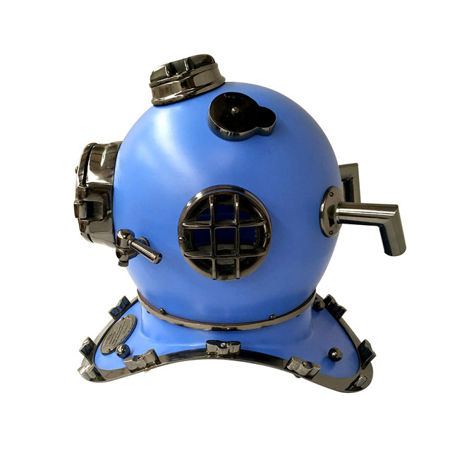 US Navy Mark V Diving Helmet – Blue