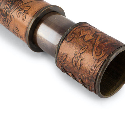 Embossed Leather 4 Draw - Spyglass