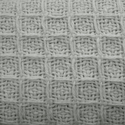 Cotton Waffle Blanket Silver King