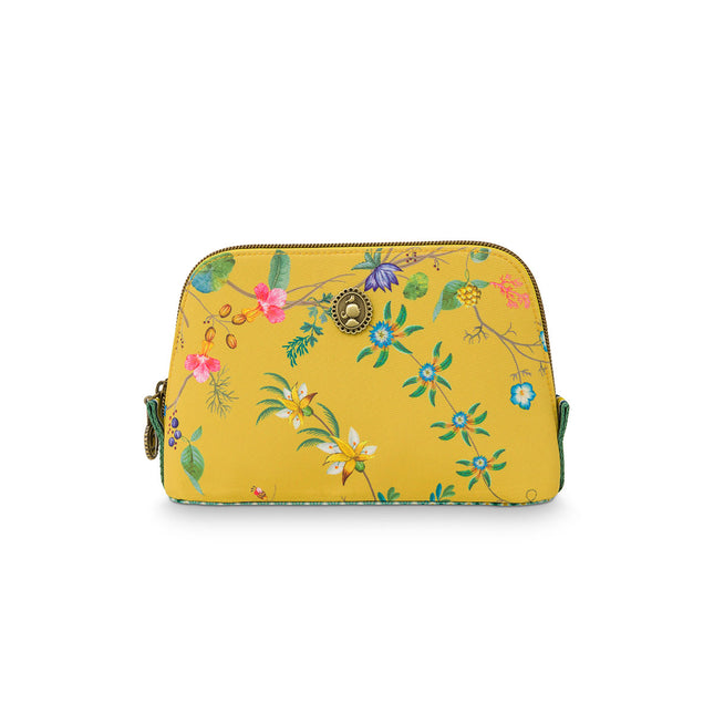 PIP Studio Petites Fleurs Yellow Small Triangle Cosmetic Bag