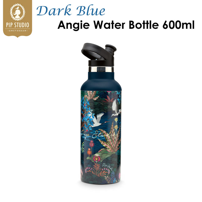 PIP Studio Angie Water Bottle Pip Garden Dark Blue 600ml