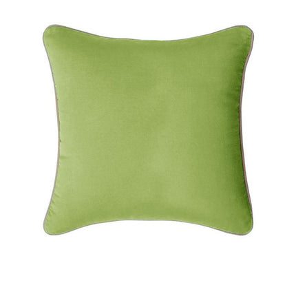 J Elliot Home Gabriel 100% Cotton Cushion Cover 60 x 60 cm Leaf Green