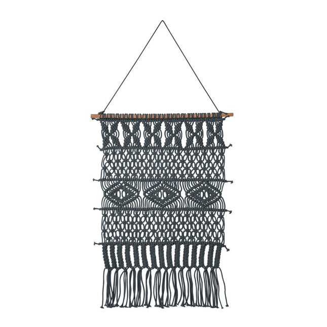 J.Elliot Home Mathias Wall Hanging Charcoal 45 x 65 cm