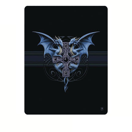 Anne Stoke Dragon Duo Polar Fleece Throw