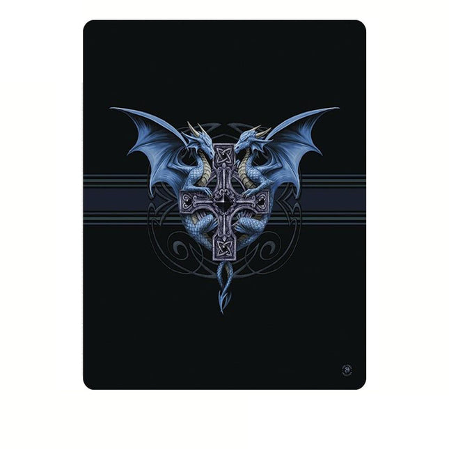 Anne Stoke Dragon Duo Polar Fleece Throw