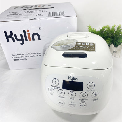 Kylin Electric Ceramic Pot 3 Cup Mini Rice Cooker 1.2L AU-K1012