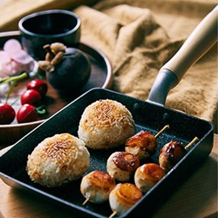 Justcook 15*18cm JSHS-IH6001F-1 Tamagoyaki Non-stick Square Omelette Pan-Green