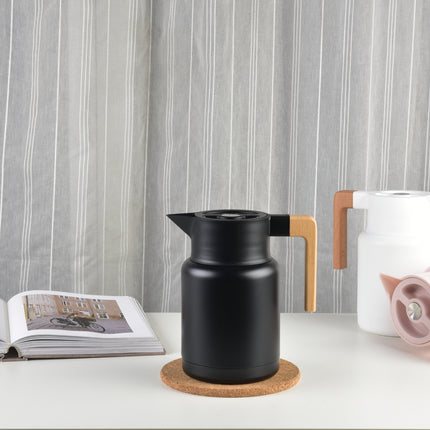 Kylin 304 Stainless Steel Japanese Vaccum Jug 1.3L - White