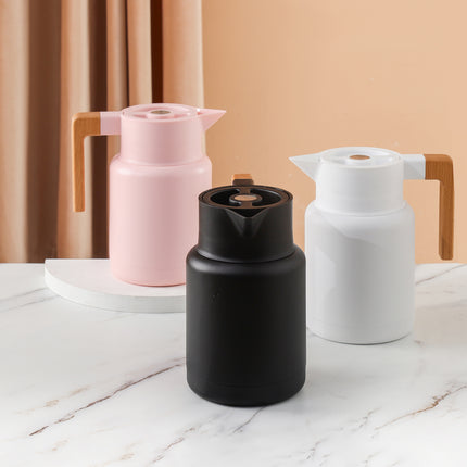 Kylin 304 Stainless Steel Japanese Vaccum Jug 1.3L - White