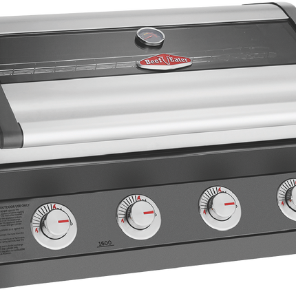 BeefEater 1600 Series Dark 4 Burner Built In BBQ BBG1640DA