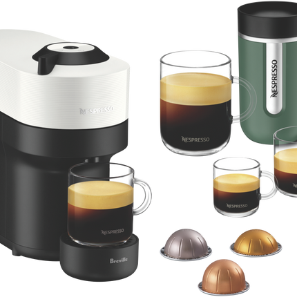 Vertuo Pop Coffee Machine White Coconut BNV120WHT4JAN1