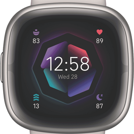 Sense 2 Lunar White/Platinum Aluminium Smart Watch FB521SRWT-FRCJK