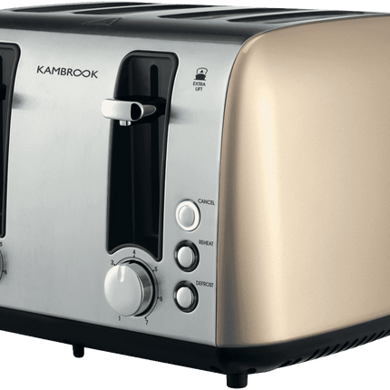 Kambrook Deluxe Collection 4 Slice Toaster Champagne KTA480CMP2JAN1