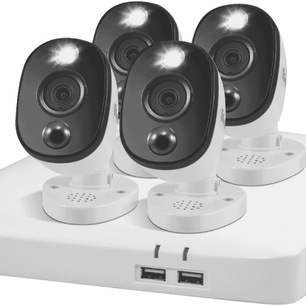 Swann 4K 4 Camera DVR Security System with Warning Light SWDVK-45680W4WL-AU