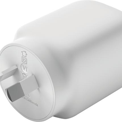 Belkin Dual USB-C GaN Wall Charger with PPS 65W WCH013AUWH