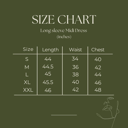 Cotton Midi Dress - Inayat Indigo Leaf Print Midi Dress (Hand block print)