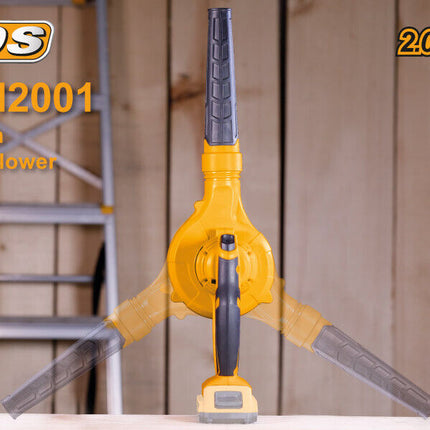 INGCO Air Leaf Blower 20V Vacuum Dust Cleaner Cordless Heavy Duty 17000R/min