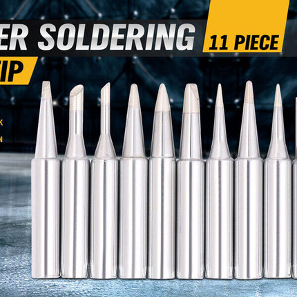 11Pc Soldering Iron Tips Solder Rework Lead Free Hakko Soldering Station AU