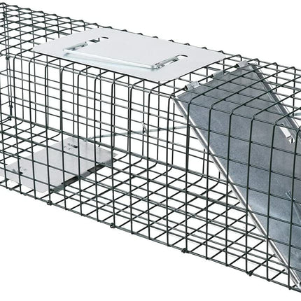 2 Size Animal Trap Cage Humane Live Steel Catch Possum Fox Rat Cat Rabbit Bird