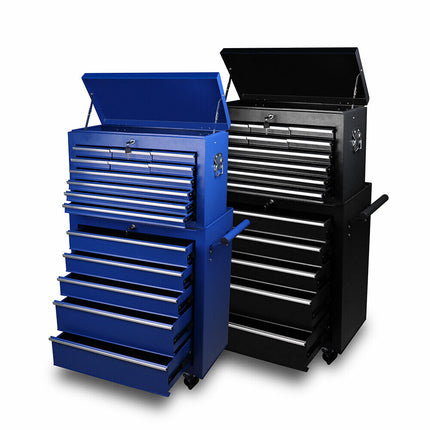Tool Box Chest Cabinet Trolley, 5-17 Drawers Garage Storage Boxes