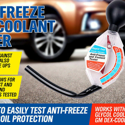 Radiator Coolant Tester Anti Freeze Water Test Indicator Dial Car Auto Measure