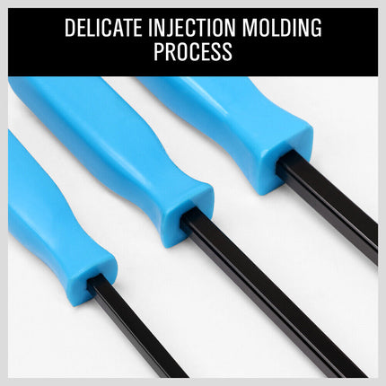 4Pc Steel Pry Bar Set Mechanic Nail Puller Pinch Breaker Wrecking Panel Beater