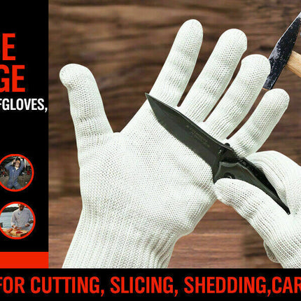 One-Pair Cut Resistant Gloves Anti Cutting Level 5 Kitchen Butcher Protection