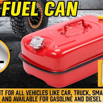 20L Fuel Can Jerry Can Petrol Diesel Spare Container Portable Fuel Tank
