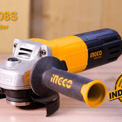 INGCO 950W Angle Grinder 115mm Cutting Disc Dia. Grinding Tool Au Standard