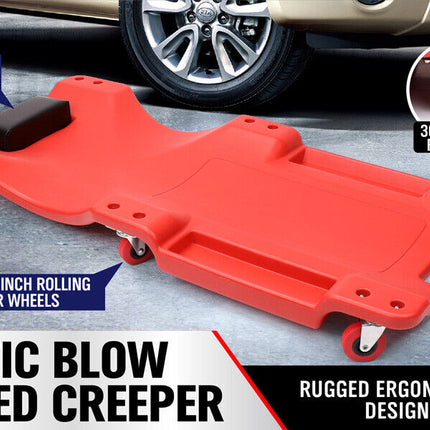 40" Garage Creeper Mechanic Trolley Laying Workshop Auto Repair Swivel Wheels