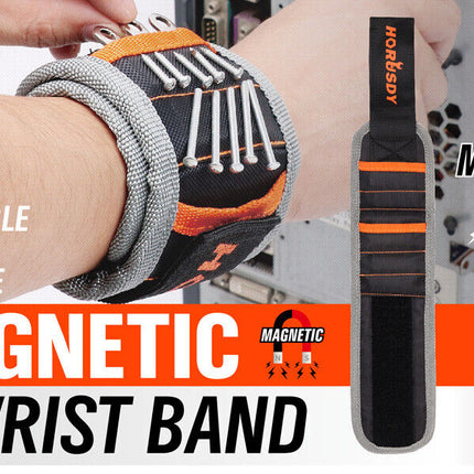 2x Strong Magnetic Wrist Band Magnet Strap Tool Holder Belt Screws Bolt Nut Nail
