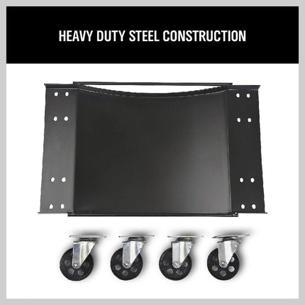 4 x Heavy Duty Wheel Dolly 450 kg 1000 lb Car Vehicle Positioning Jack Platform