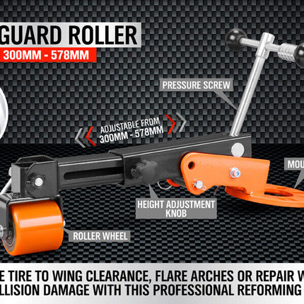 Vehicle Fender Roller Wheel Arch Guard Repair Panel Reformer Rolling Expander