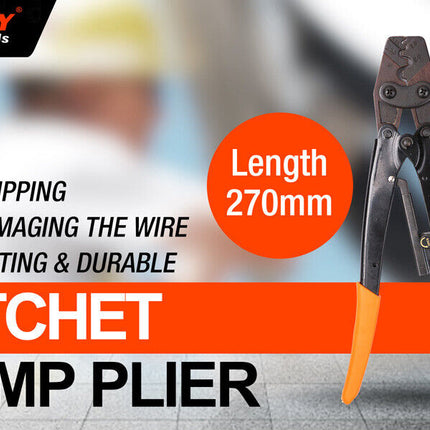 1.25-16 mm² Wire Crimper Cable Crimping Plier Terminal Anderson Plug Crimp Tool