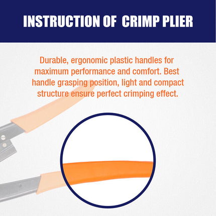 1.25-16 mm² Wire Crimper Cable Crimping Plier Terminal Anderson Plug Crimp Tool