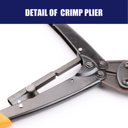 1.25-16 mm² Wire Crimper Cable Crimping Plier Terminal Anderson Plug Crimp Tool