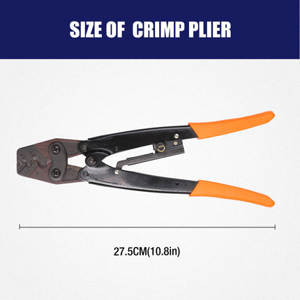 1.25-16 mm² Wire Crimper Cable Crimping Plier Terminal Anderson Plug Crimp Tool