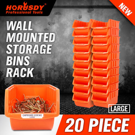 Parts Storage Bins Tool Organizer Rack Box Workshop Tray With Wall Mounted Board