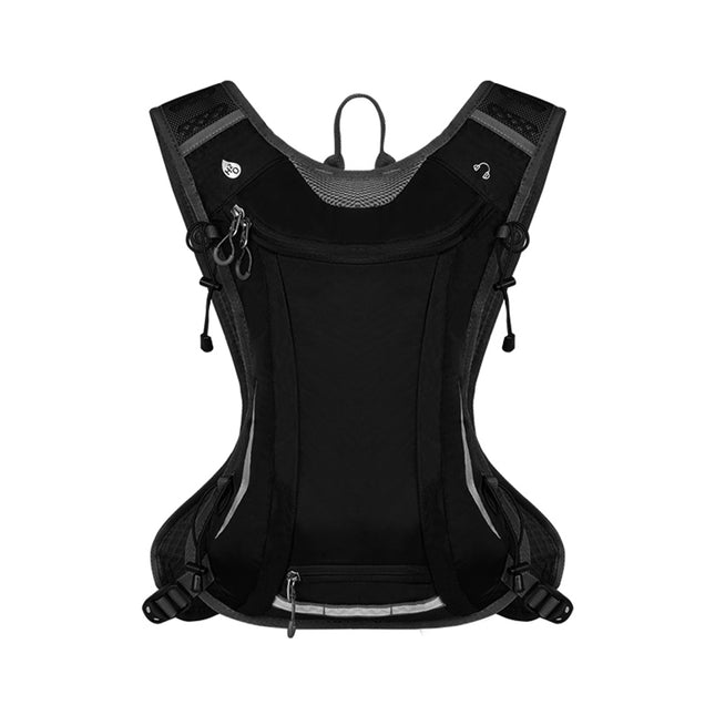 AKEZ Lightweight Outdoor Sport Backpack Suitable for Cycling Cross-Country Running Hiking Marathon - Black