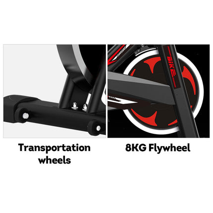 JMQ Fitness 705  Indoor Cycling Spin Bike 8KG Exercise Bike Home Gym