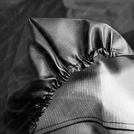 9FT Pool Table Cover Heavy Duty Leatherette Fitted Thick w/ Rubber Band - Brown