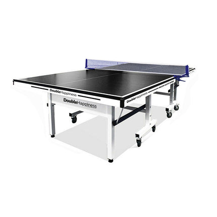 [5% OFF PRE-SALE]  Double Happiness Indoor Pro 250 Table Tennis Ping Pong Table with Free Accessories Package  (Dispatch in 8 weeks) - Black