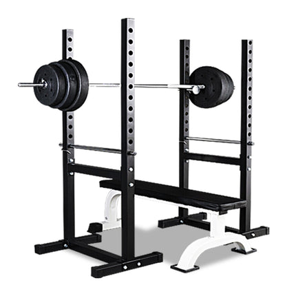 JMQ Fitness RBT303 Squat Rack Bench Press Weight Adjustable Lifting Home Gym