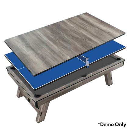 MACE 8FT 3-IN-1 Retro Pool Table| Dining Table| Table Tennis Table| Billards Table