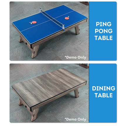 MACE 8FT 3-IN-1 Retro Pool Table| Dining Table| Table Tennis Table| Billards Table