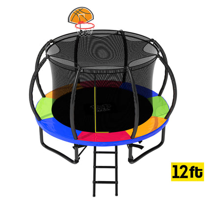 POP MASTER Curved Trampoline 5 Year Warranty Only For Frame With PE Sunshade Cover - 12FT
