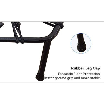 POP MASTER 5FT Indoor Trampoline Hexagon Fitness Rebounder w/ Adjustable Handle Bar