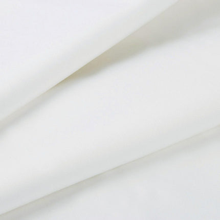 1000TC Ultra Soft Double Size Bed White Flat & Fitted Sheet Set