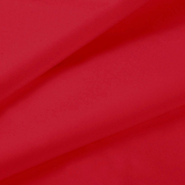 1000TC Ultra Soft Double Size Bed Red Flat & Fitted Sheet Set