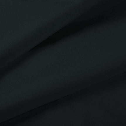 1000TC Ultra Soft Double Size Bed Black Flat & Fitted Sheet Set